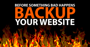 Before Something Bad Happens Backup Your Website