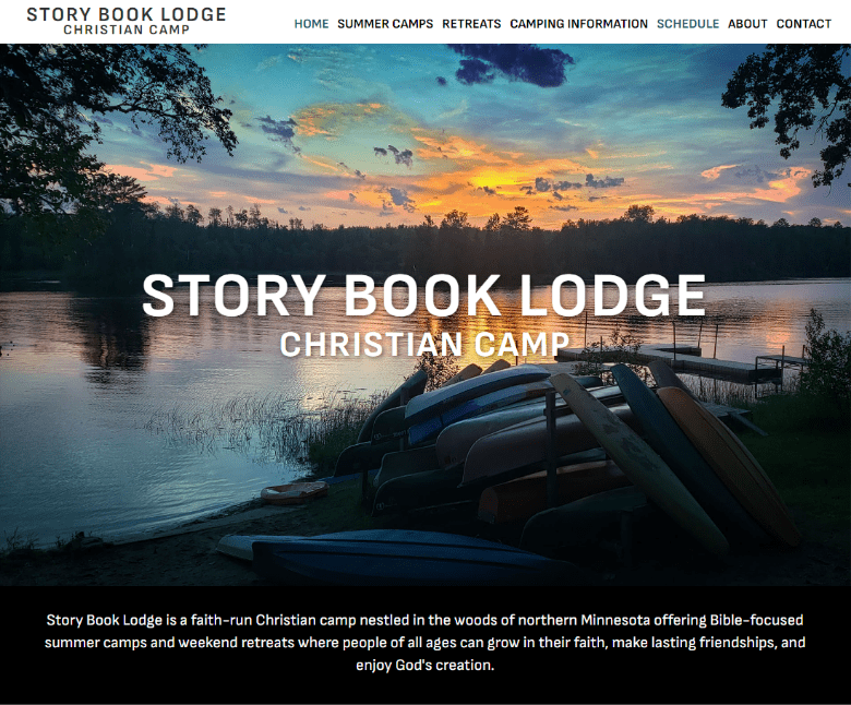 story book lodge billboard photo