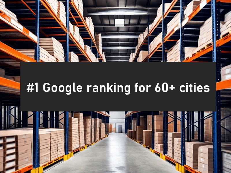 number 1 google ranking for 60 cities