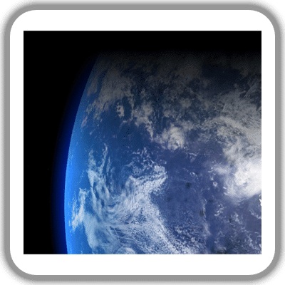 image of earth on website