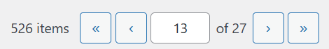 526 items in wordpress media